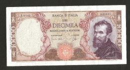 ITALIA - 10000 Lire MICHELANGELO (Firme: Carli / Ripa - Decr. 14/01/1964) - 10.000 Lire