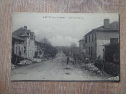 CPA 40 CASTETS DES LANDES ENTREE DU BOURG - Castets