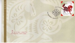 2957 FDC Toronto 2002 , Año Chino Caballo, Horse, Cheval - 2001-2010