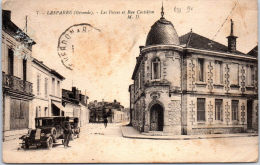 33 LESPARRES - Les Postes Et Rue Castillon. - Lesparre Medoc