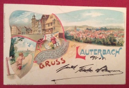 GRUSS AUS LAUTERBACH  - 1905 - Colecciones Y Lotes