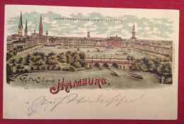 GRUSS AUS HAMBURG  - 1897 - Verzamelingen & Kavels