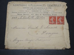 CONGO FRANCAIS - Env Commerciale Pour Dongou - En L´état - Août 1914 - A Voir - P16171 - Briefe U. Dokumente