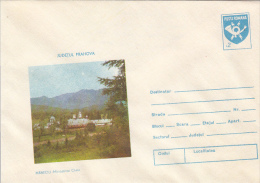 36625- MANECIU- CHEIA MONASTERY, COVER STATIONERY, 1990, ROMANIA - Abdijen En Kloosters