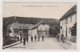 ROUGEMONT LE CHATEAU: Vue Animée à L'entrée Du Village. CP écrite En 1919 - Rougemont-le-Château