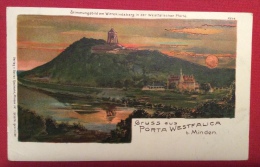 GRUSS AUS PORTA WESTFALICA  - 1911 - Colecciones Y Lotes