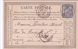 Carte Précurseur Type 1878 - Cartoline Precursori