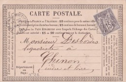 Carte Précurseur Type 1878 - Cartoline Precursori