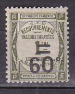 N° 52  Taxes 60 C.s1c Olive : Timbre Neuf Légère Trace De  Charnière Impéccable - 1859-1959.. Ungebraucht
