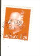 Monaco - Oblitéré N°1142/1978 -   Timbre : Rainier 1.20 - Usados