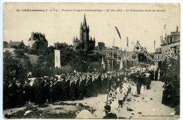 CHATEAUBOURG - Premier Congrès Eucharistique - 22 Juin 1913 - La Procession Route De Servon - Zonder Classificatie