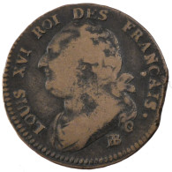 Monnaie, France, 12 Deniers Français, 12 Deniers, 1792, Strasbourg, TB, Bronze - Other & Unclassified