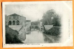 LOL202, Castéra-Verduzan, Le Canal, L'Hôtel De Ville, 4, Précurseur, Circulée 1903 - Castera