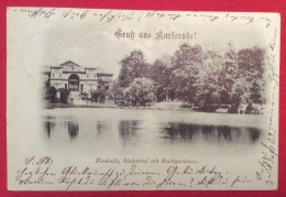 GRUSS AUS KARLSRUHE - 1898 - Collections & Lots