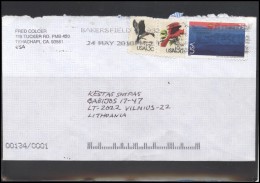 USA 001 Cover Postal History Air Mail Fauna Birds Landscape - Marcophilie