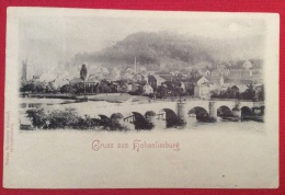 GRUSS AUS HOHENLINBURG - 1900 - Collections & Lots