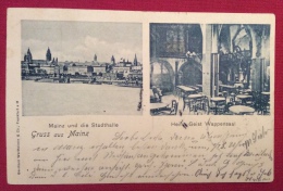 GRUSS AUS MAINZ  - 1901 - Collections & Lots