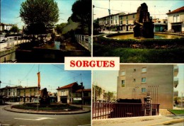 84-SORGUES..4 VUES...CPM - Sorgues