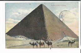 EGYPTE GRANDE PYRAMIDE DE CHEOPS 1909 - Pyramiden