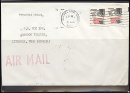 USA 013 Cover  Air Mail Postal History US Flag - Marcophilie