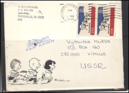 USA 020 Cover Air Mail Postal History Personalities Presidents - Marcofilie