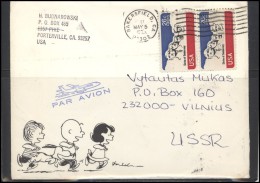 USA 022 Cover Air Mail Postal History Personalities Presidents - Marcophilie