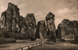 Externsteine. Vorderansicht - Bad Meinberg