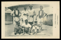 GUINÉ -BISSAU- COSTUMES -Jeunes Mandingues ( Ed. D. A. Longuet Nº 48) Carte Postale - Guinea-Bissau