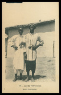 GUINÉ -BISSAU - COSTUMES -Jeunes Mandingues ( Ed. D. A. Longuet Nº 49) Carte Postale - Guinea-Bissau