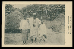 GUINÉ -BISSAU - COSTUMES - Mamadou Alfá, Roi De Dandum( Ed. D. A. Longuet Nº 65) Carte Postale - Guinea-Bissau