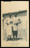 GUINÉ -BISSAU - COSTUMES -Jeunes Mandingues ( Ed. D. A. Longuet Nº 49) Carte Postale - Guinea Bissau