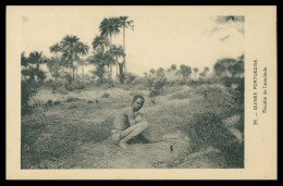 GUINE-BISSAU  - COSTUMES -Jeunes Mandingues ( Ed. D. A. Longuet Nº 39) Carte Postale - Guinea Bissau