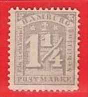 MiNr.12b (x) Altdeutschland Hamburg - Hamburg (Amburgo)