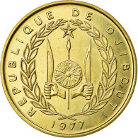Monnaie, Djibouti, 20 Francs, 1977, FDC, Aluminium-Bronze, KM:E5 - Dschibuti