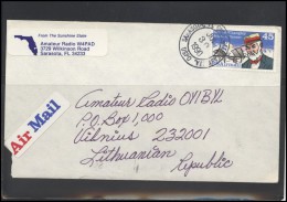 USA 027 Cover Air Mail Postal History Aviation Personalities - Marcofilia