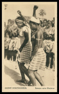 GUINÉ-BISSAU - COSTUMES - Batuque Entre Manjacas  Carte Postale - Guinea-Bissau