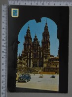 Delcampe - LA CATEDRAL - SANTIAGO DE COMPOSTELA - 2 SCANS (Nº13709) - Santiago De Compostela