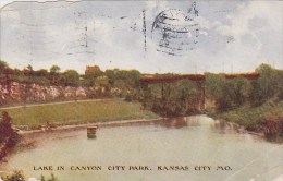 Lake In Canyon City Park Kansas City Missouri 1908 - Kansas City – Missouri