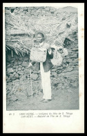 SANTIAGO - COSTUMES - Indigena Da Ilha De S. Thiago ( Nº 5) Carte Postale - Cape Verde