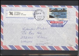 USA 052 Cover Air Mail Postal History Aviation Plane Pilots - Marcophilie