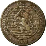 Monnaie, Pays-Bas, William III, 2-1/2 Cent, 1877, TTB, Bronze, KM:108.1 - 1849-1890 : Willem III