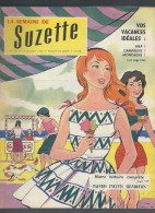 La Semaine De Suzette N°34 Le Prisonnier Du Donjon - La Robe Brodée De Lys - De La Pluie Et Des Timbres De 1956 - La Semaine De Suzette