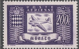 MONACO 1946 N° 18 -  NEUF* G48 - Poste Aérienne
