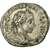 Monnaie, Alexandre Sévère, Denier, Rome, TTB+, Argent, RIC:5 - The Severans (193 AD To 235 AD)