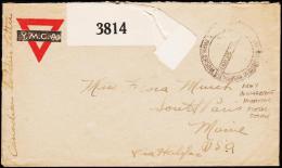 191?. MILITARY CONVALESCENT HOSPITAL POSTA SERVICE … PARK EPSOM. CENSORED. YMCA CANADIA... (Michel: ) - JF192898 - Postal History