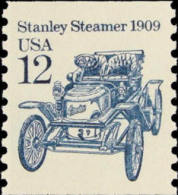 1985 USA Transportation Coil Stamp Stanley Steamer Sc#2132 History Car Post - Coils & Coil Singles