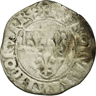 Monnaie, France, Blanc Guénar, Paris, TB, Billon, Duplessy:377A - 1380-1422 Charles VI Le Fol