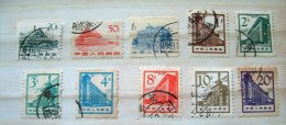 China 1961 - 1965 Temple Buildings - Used Stamps