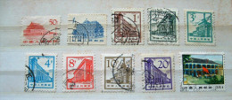 China 1961 - 1969 Temple Buildings - Used Stamps