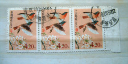 China 2002 Birds - Scott #3178 X 3 = 3.75 $ - Gebruikt